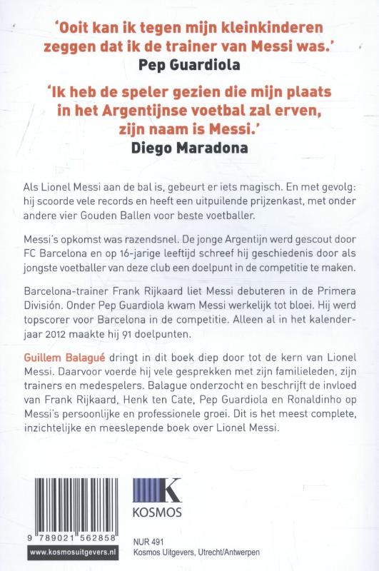Achterkant van Messi