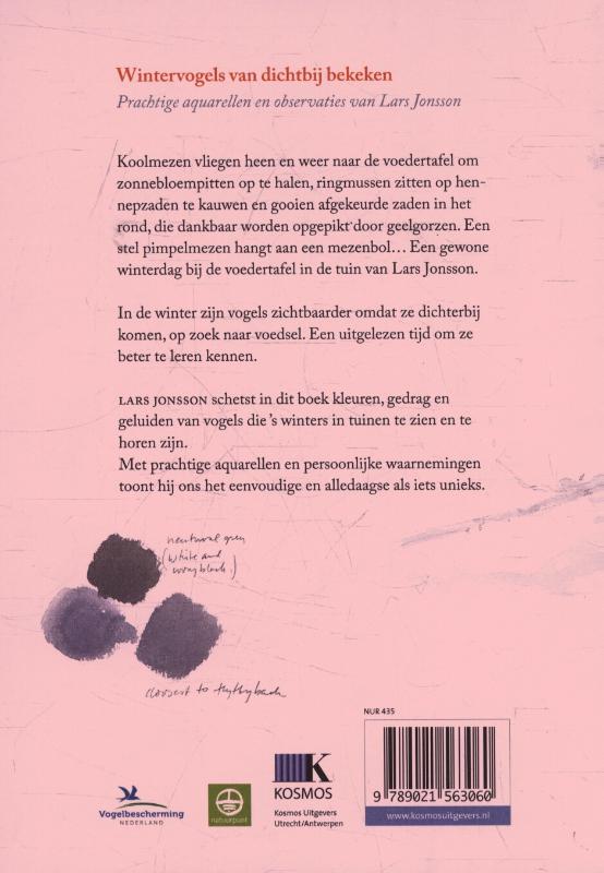Achterkant van Wintervogels