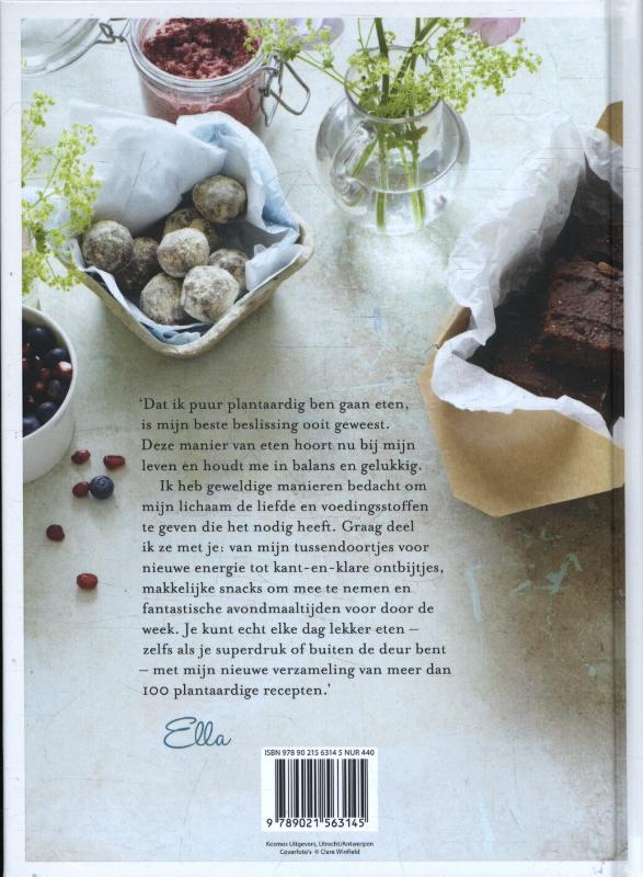 Achterkant van Elke Dag Deliciously Ella