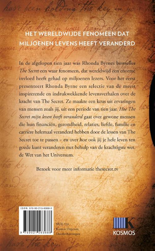 Achterkant van Hoe the Secret mijn leven heeft veranderd