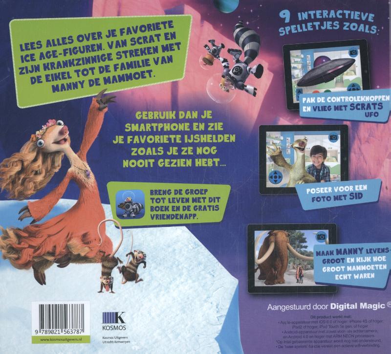 Achterkant van Ice age, collision course