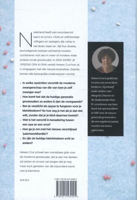 Achterkant van Dan word je opeens opa en oma