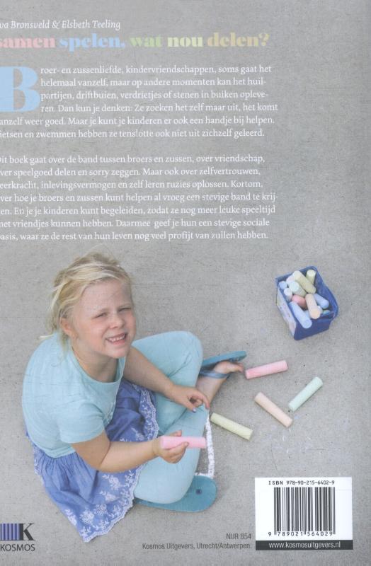 Achterkant van Samen spelen, wat nou delen?