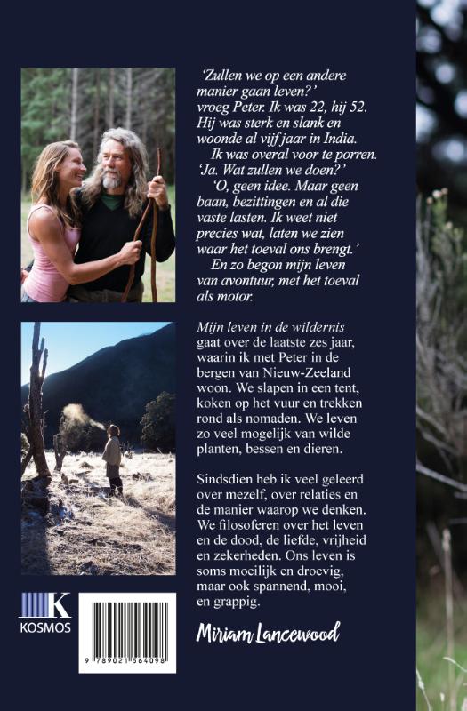 Achterkant van Mijn leven in de wildernis