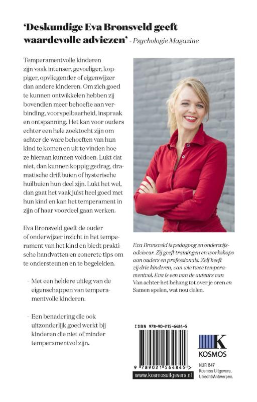Achterkant van Temperamentvolle kinderen