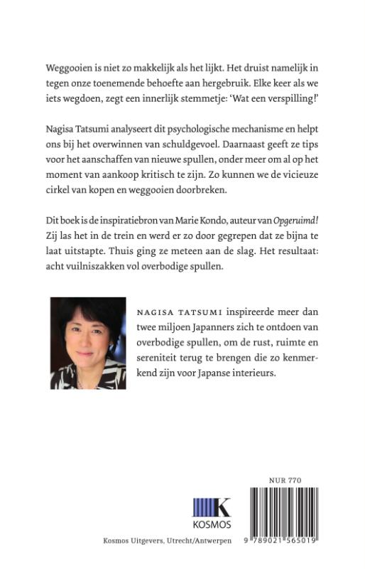 Achterkant van De kunst van het weggooien