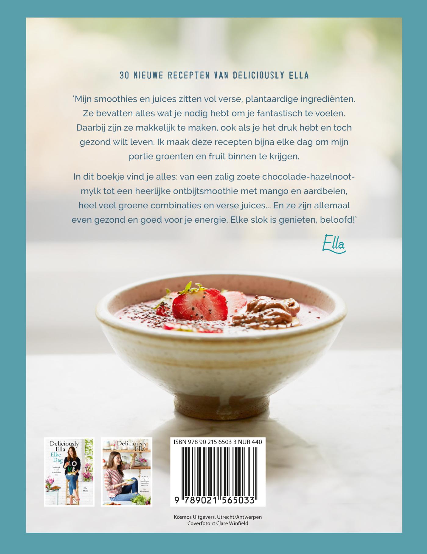 Achterkant van Deliciously Ella: smoothies & juices