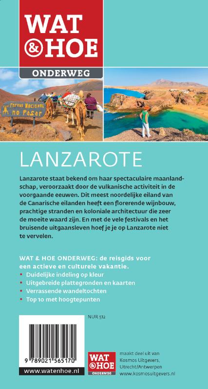 Achterkant van Lanzarote