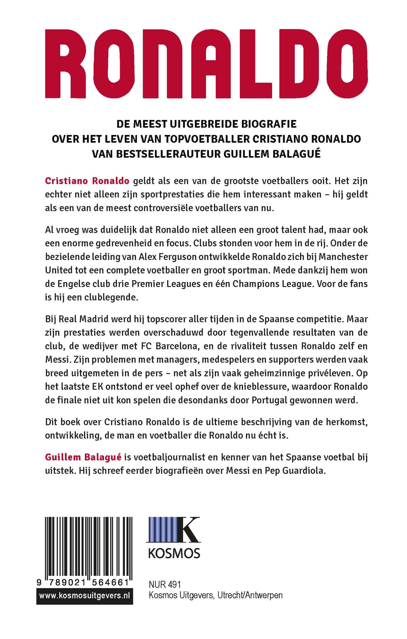 Achterkant van Cristiano Ronaldo