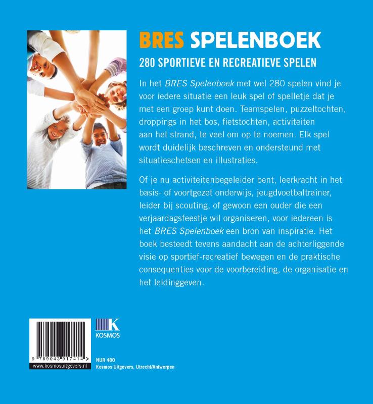 Achterkant van Bres spelenboek