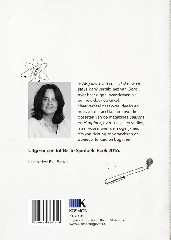 Achterkant van Als jouw leven een cirkel is, waar sta je dan?
