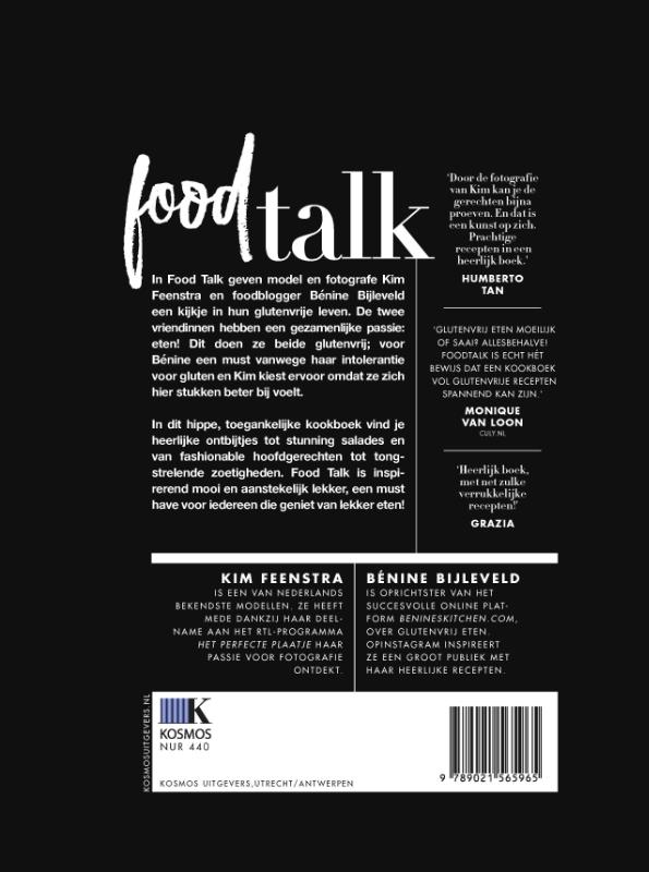 Achterkant van Food talk