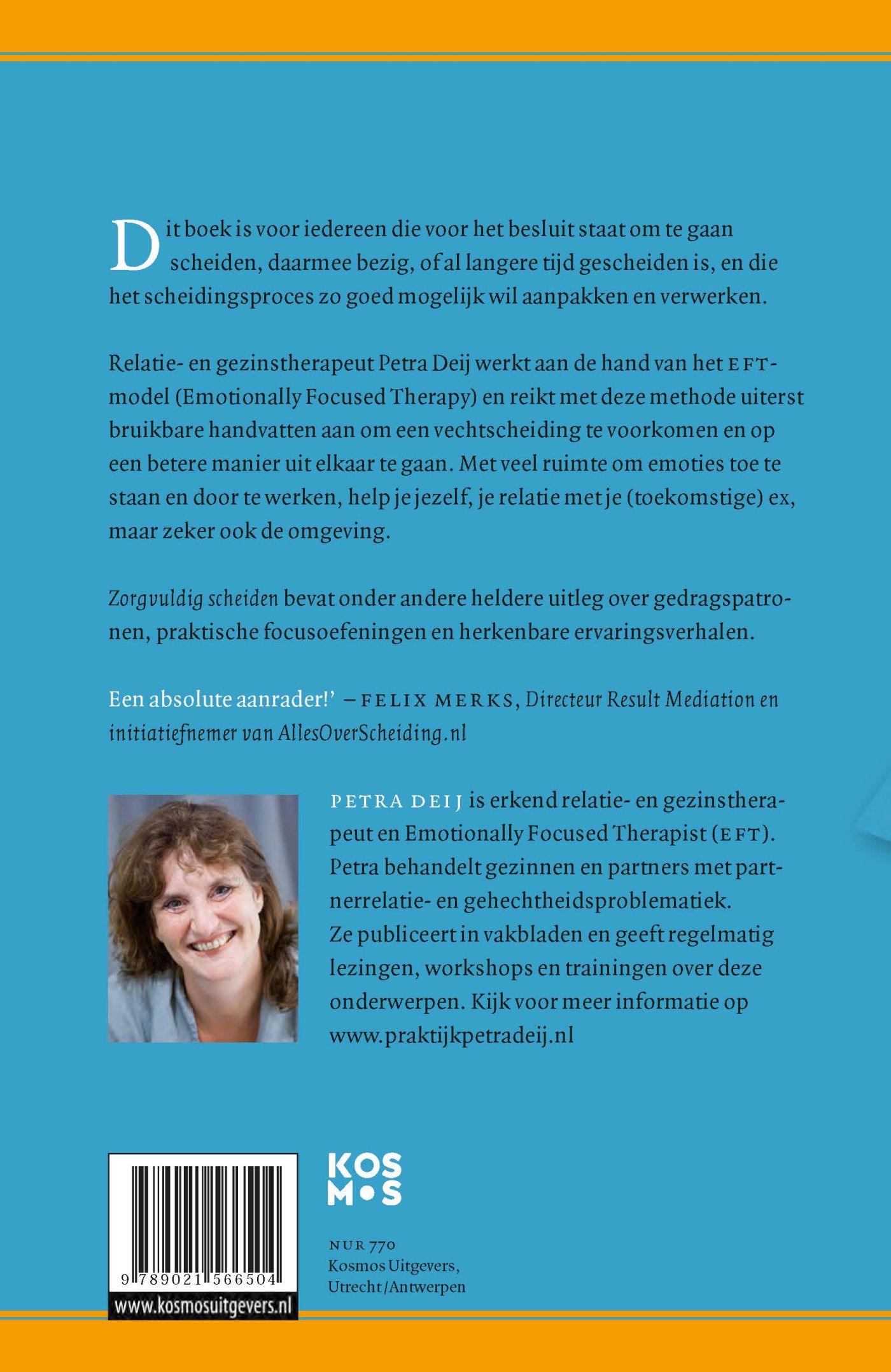 Achterkant van Zorgvuldig scheiden
