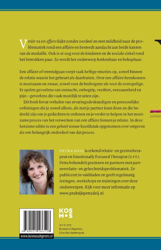 Achterkant van Verder na een affaire