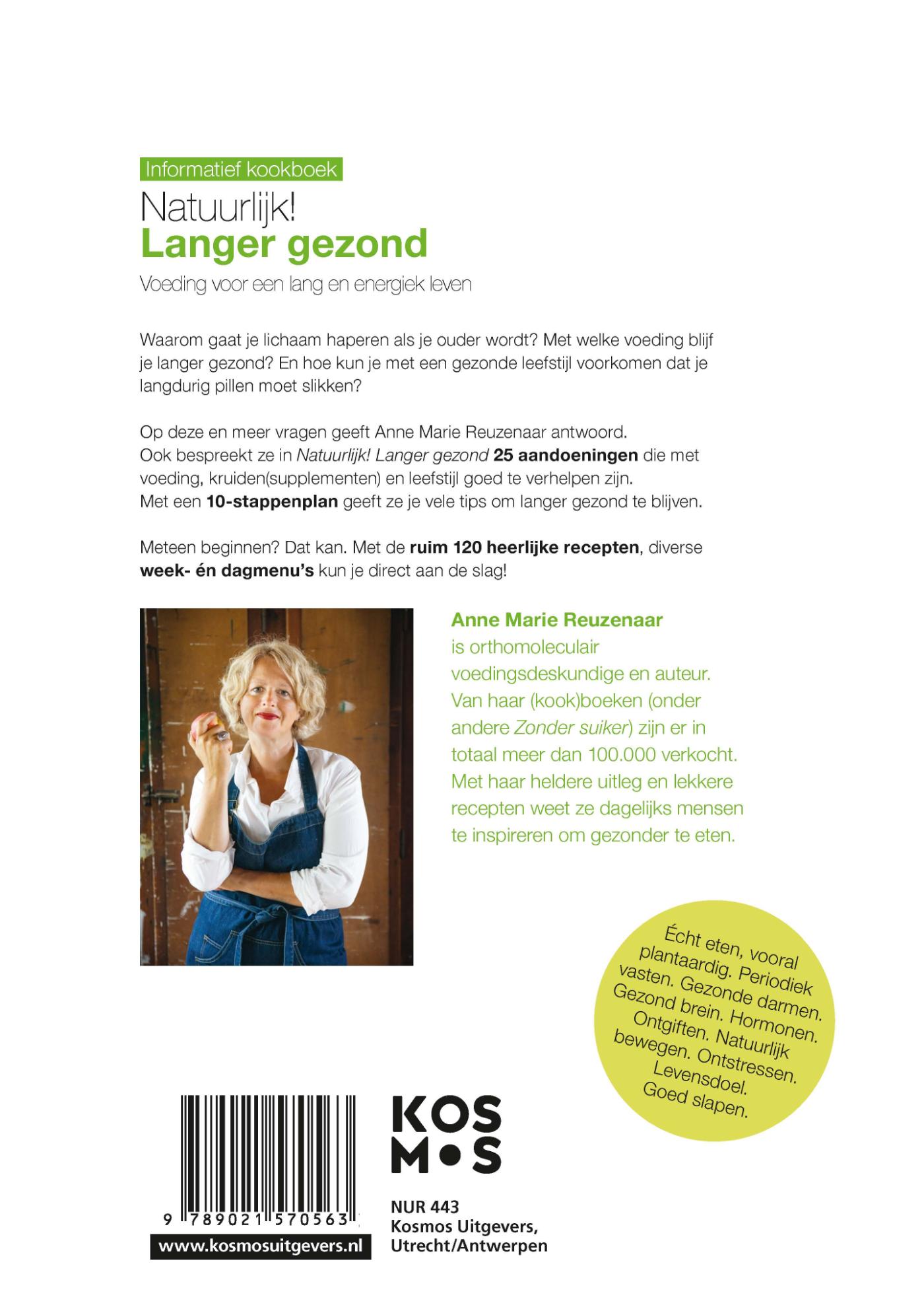 Achterkant van Natuurlijk! Langer gezond