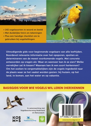 Achterkant van Vogelkijkgids