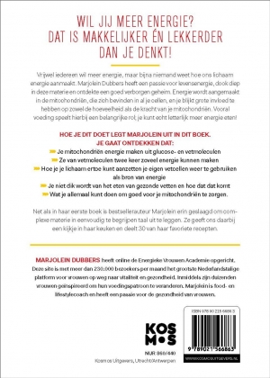 Achterkant van Eet meer energie
