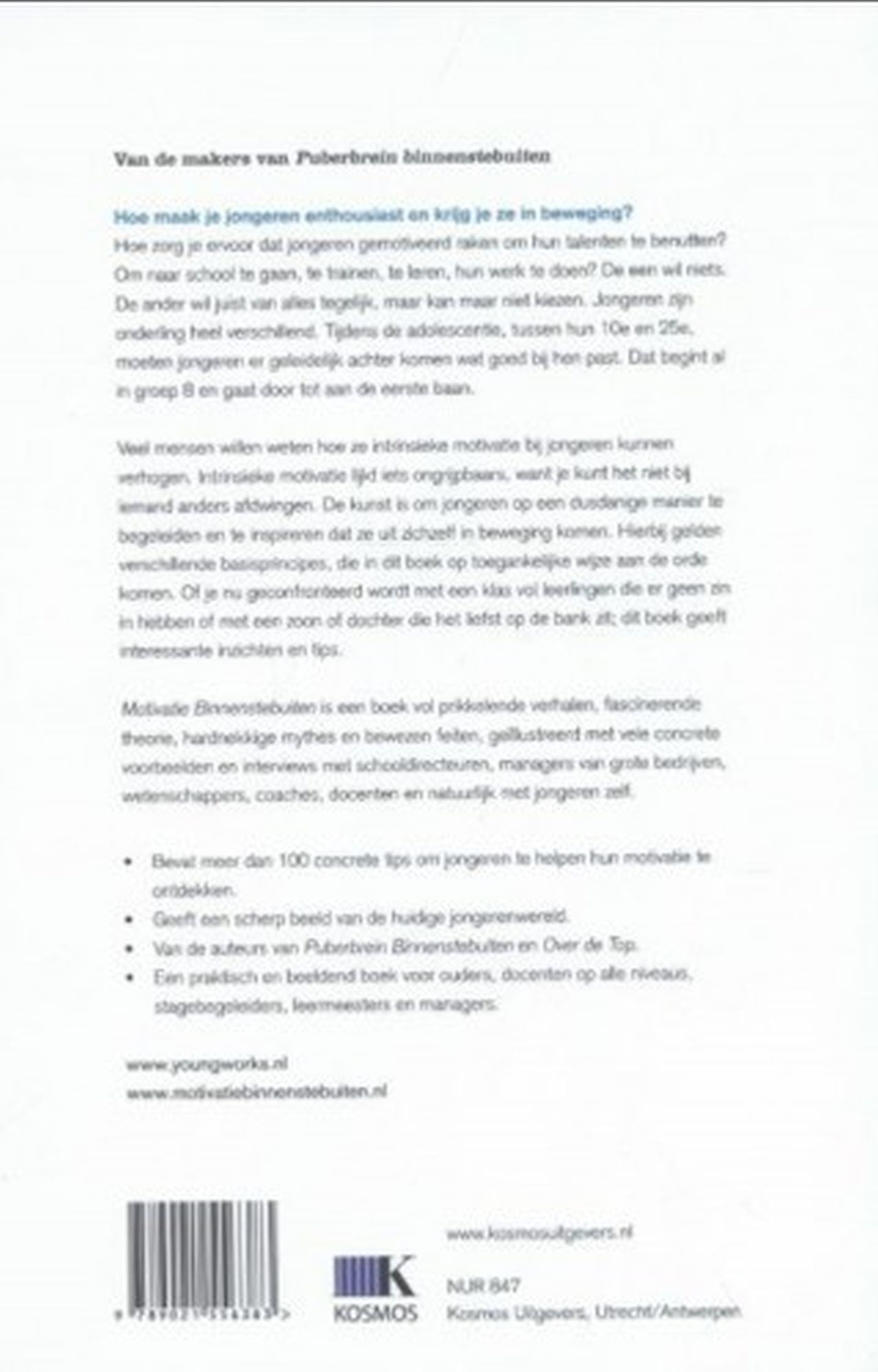 Achterkant van Motivatie binnenstebuiten
