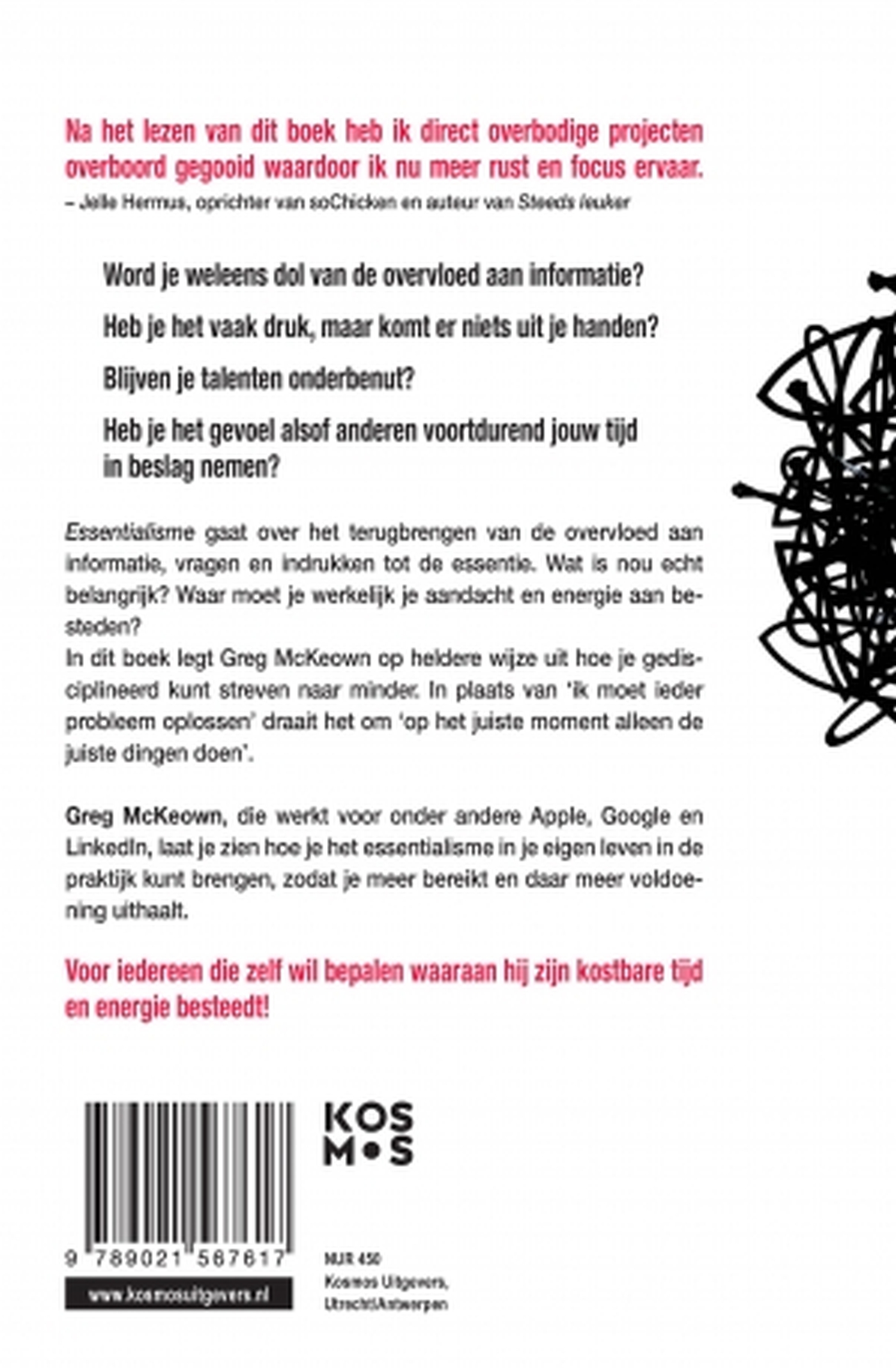 Achterkant van Essentialisme