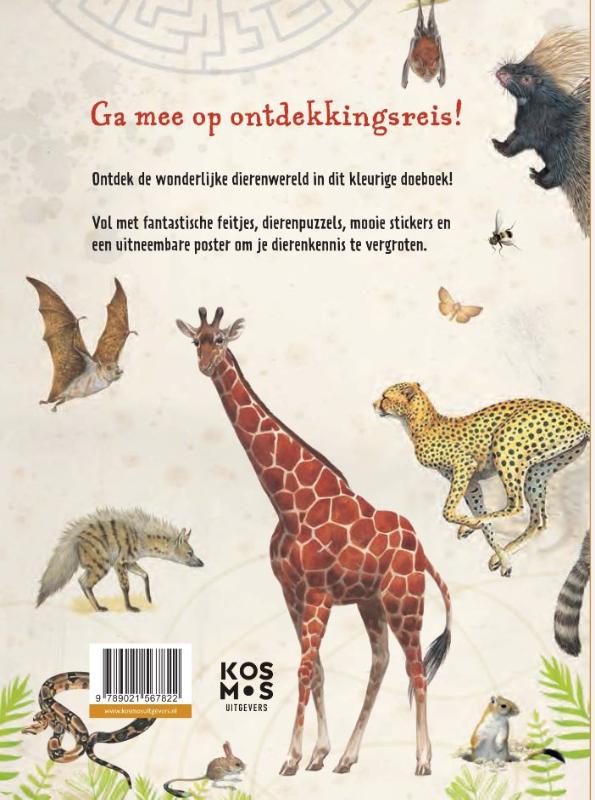 Achterkant van Ontdek de wonderlijke wereld van dieren