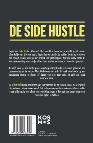 Achterkant van De Side Hustle