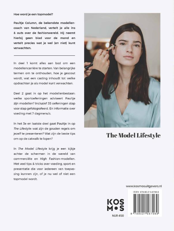 Achterkant van The model lifestyle