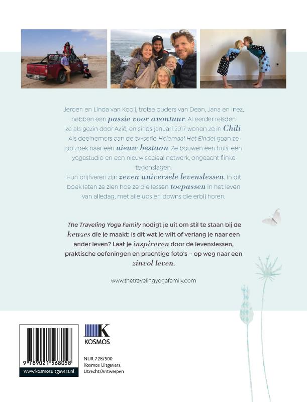 Achterkant van The Traveling Yoga Family