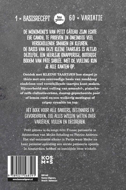 Achterkant van Kleine taartjes