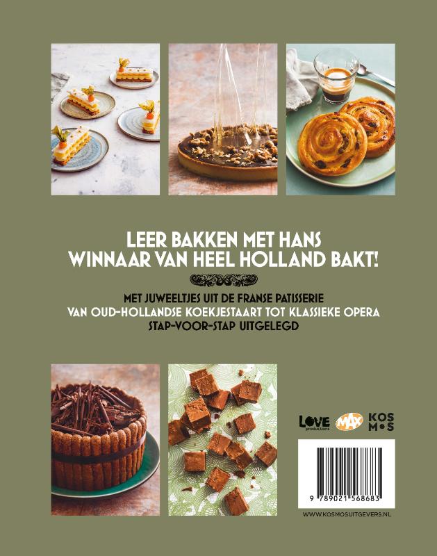 Achterkant van Heel Holland Bakt - Leer bakken met Hans