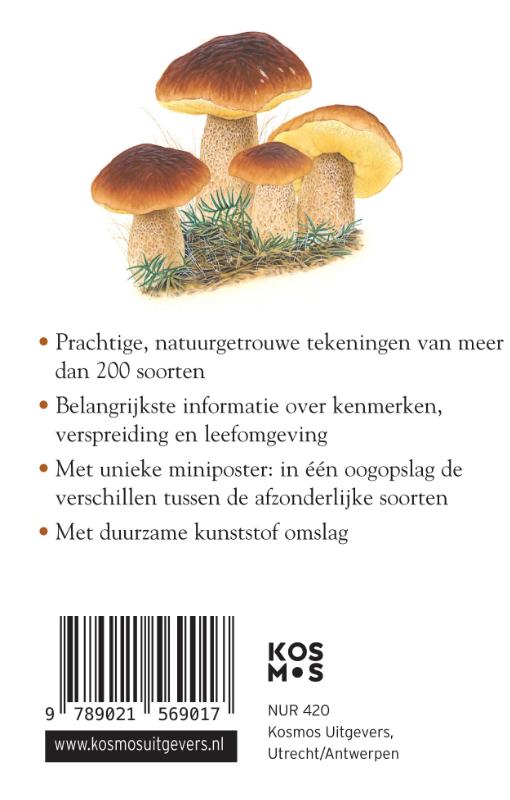 Achterkant van Compactgids Paddenstoelen
