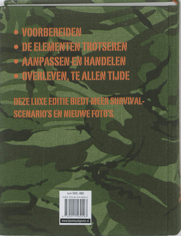 Achterkant van Het Grote SAS Survival Handboek