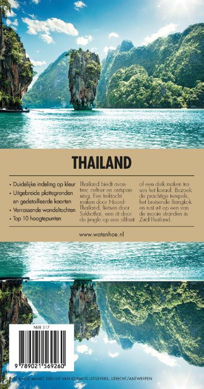 Achterkant van Thailand