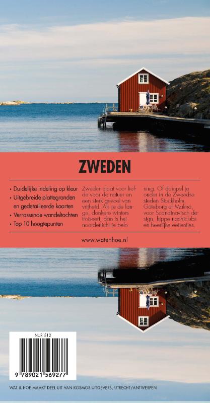 Achterkant van Zweden