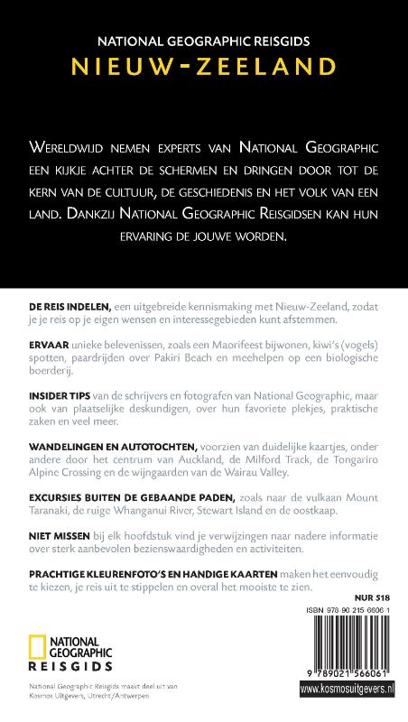 Achterkant van Nieuw-Zeeland