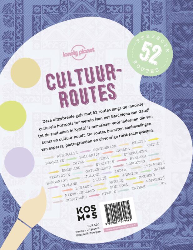 Achterkant van Cultuurroutes