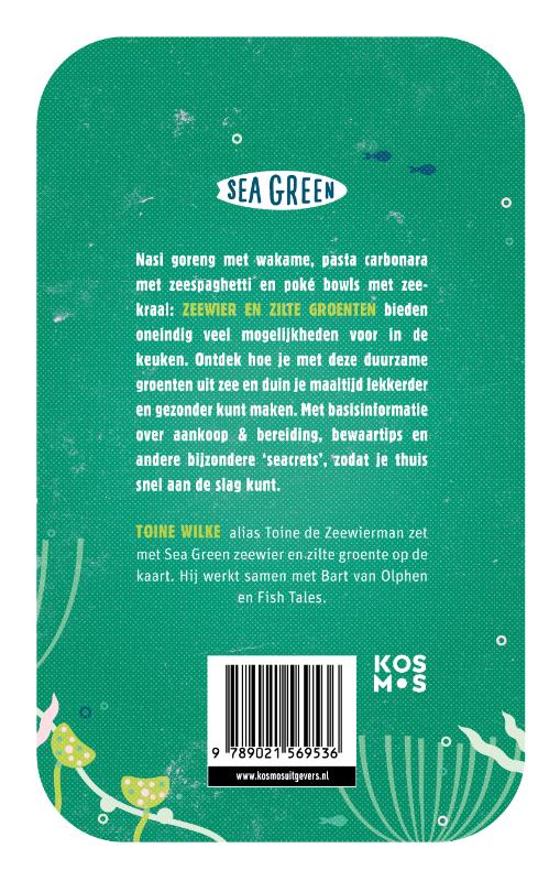 Achterkant van Koken met zeewier en zilte groente