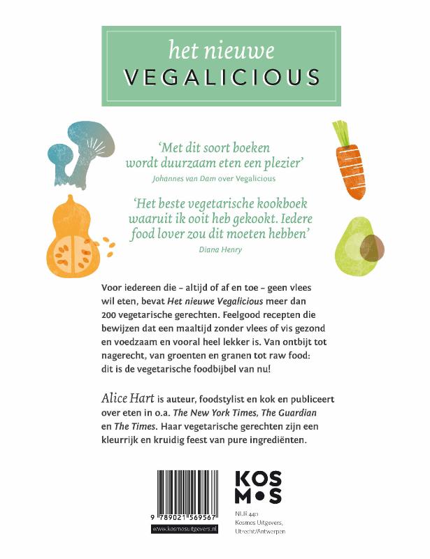 Achterkant van Het nieuwe Vegalicious