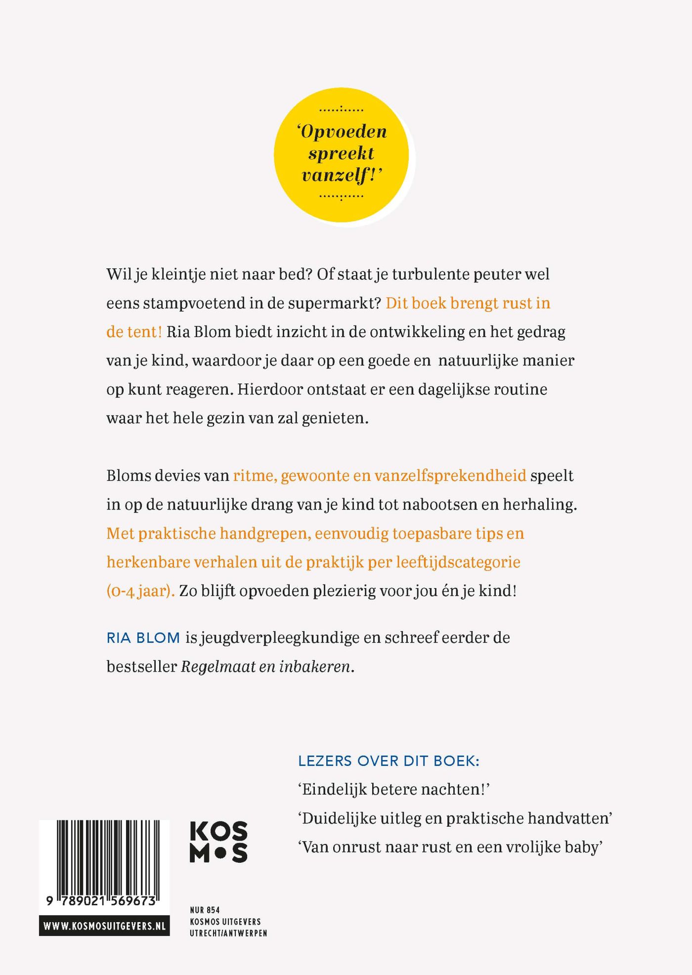 Achterkant van Begrijp je kind