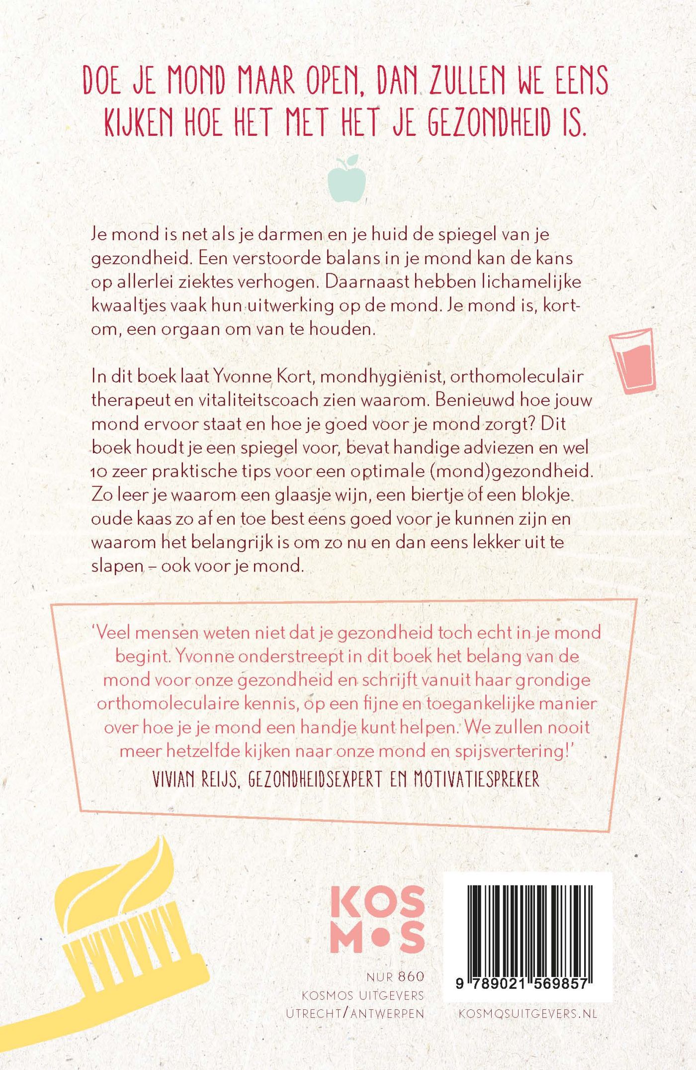 Achterkant van Gezond begint in je mond