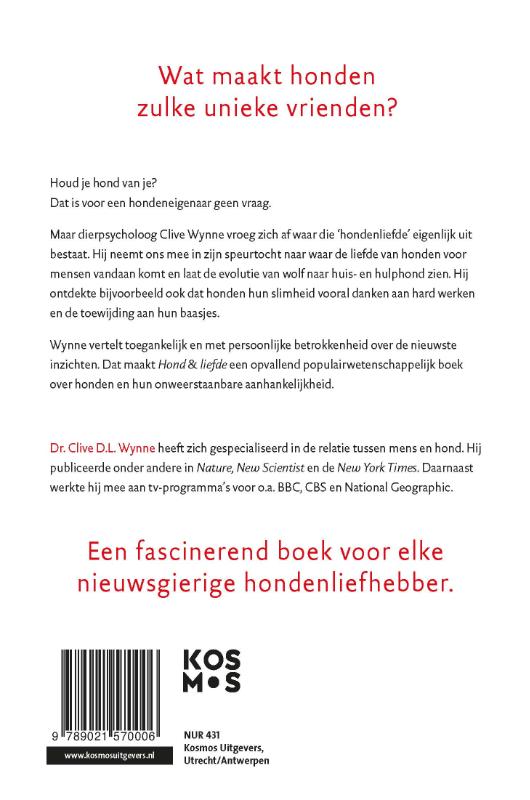 Achterkant van Hond & liefde