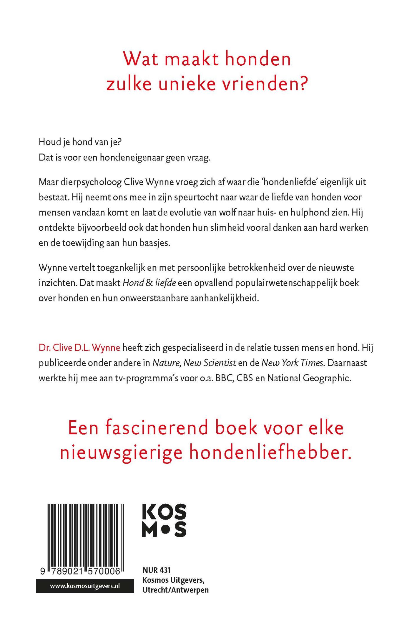 Achterkant van Hond & liefde