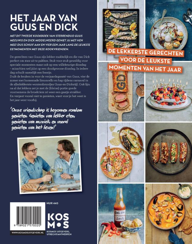 Achterkant van Het jaar van Guus en Dick