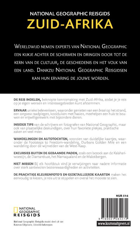 Achterkant van Zuid-Afrika