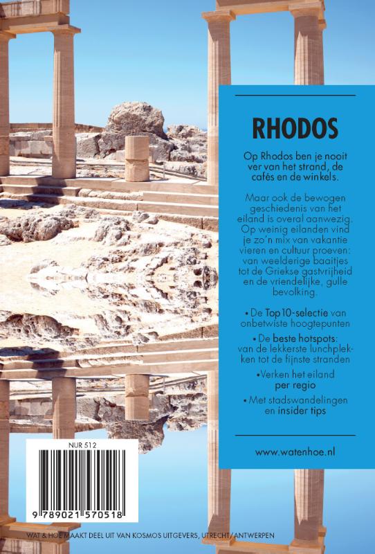 Achterkant van Rhodos