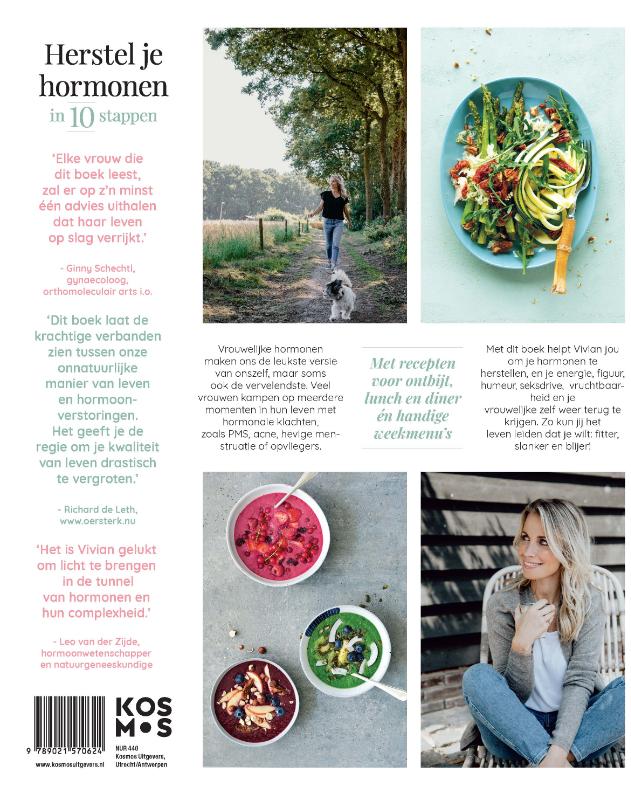 Achterkant van Herstel je hormonen in 10 stappen