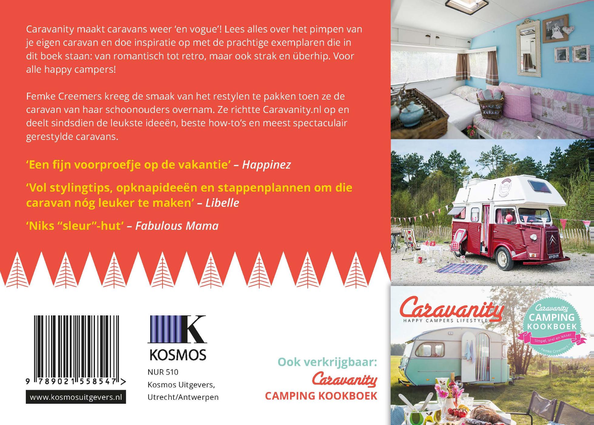 Achterkant van Caravanity