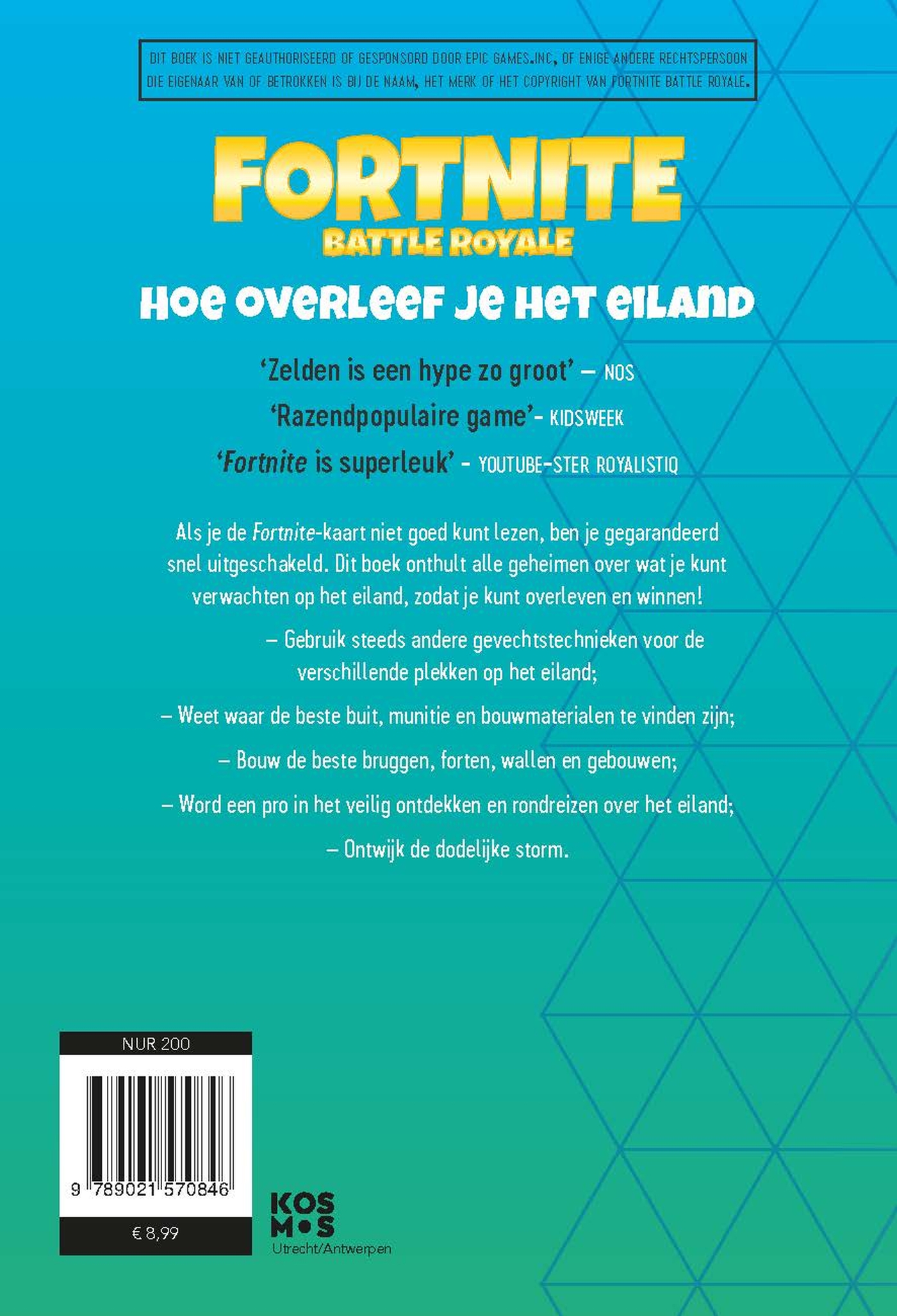 Achterkant van Hoe overleef je het eiland