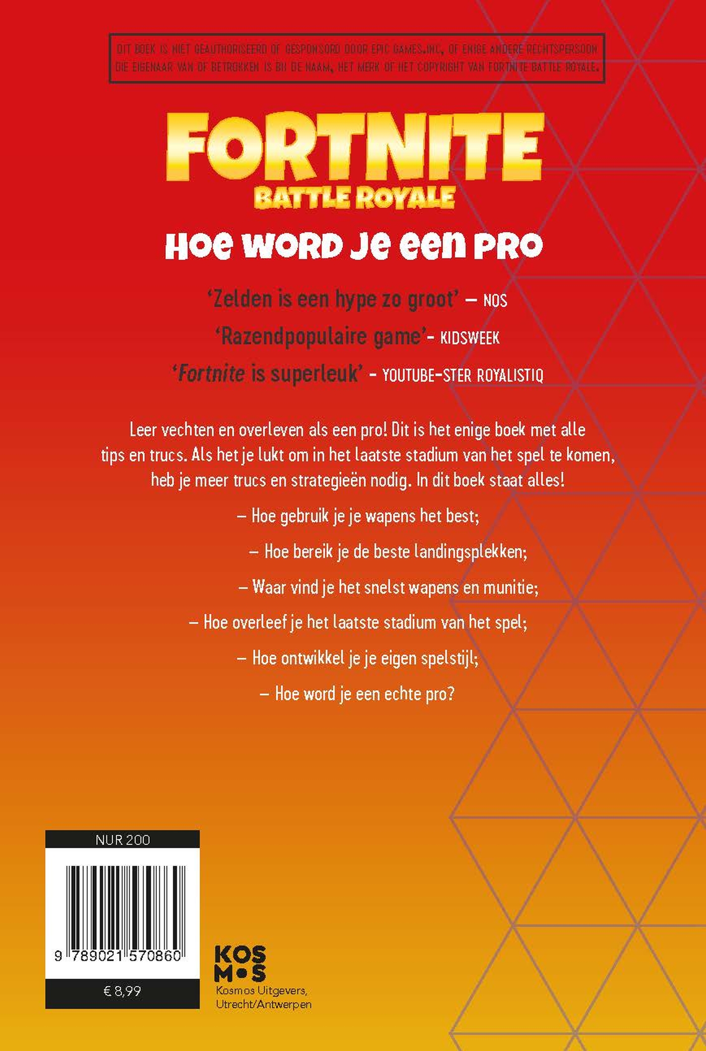 Achterkant van Hoe word je een pro