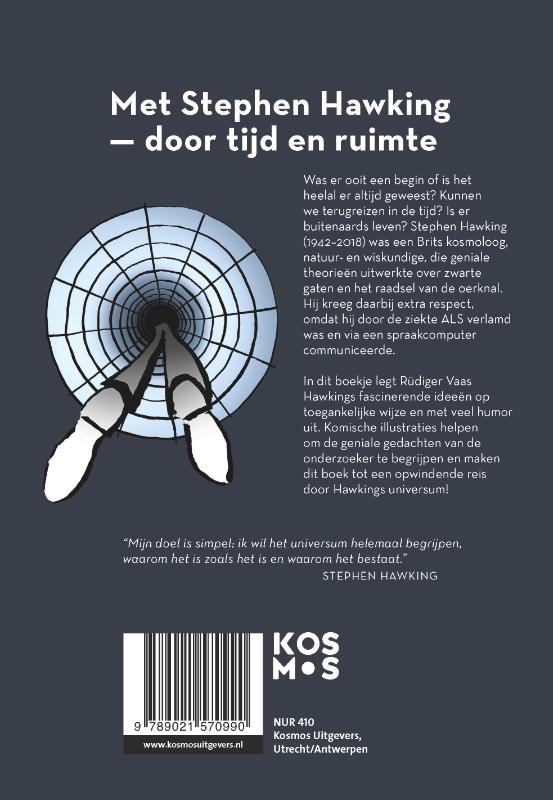 Achterkant van Simpelweg Hawking