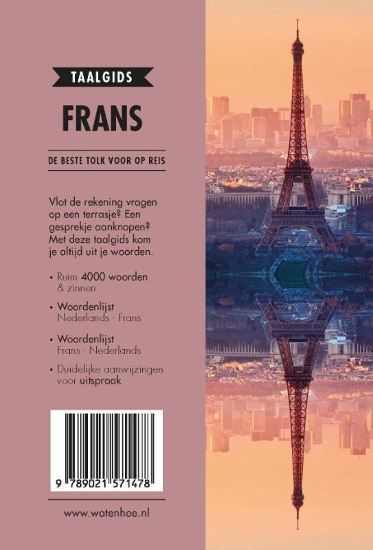 Achterkant van Frans